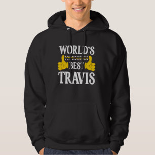 Travis Nachname Team Familie Nachname Weltbeste Hoodie