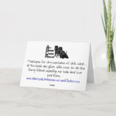 Travis und sein Vater Karte (Rückseite)