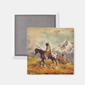 TRAVOIS von SHARON SHARPE Magnet (Vorderseite/Rückseite)