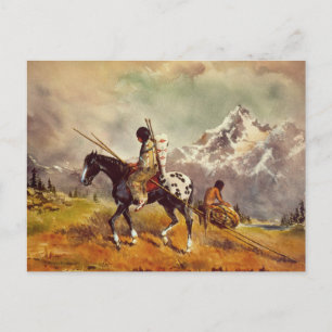 TRAVOIS von SHARON SHARPE Postkarte