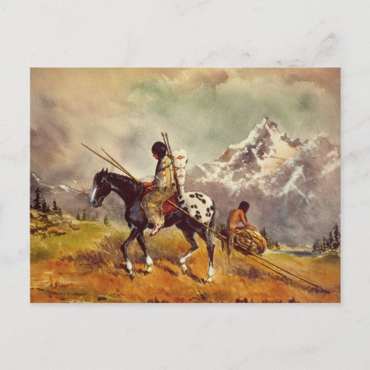 TRAVOIS von SHARON SHARPE Postkarte (Vorderseite)