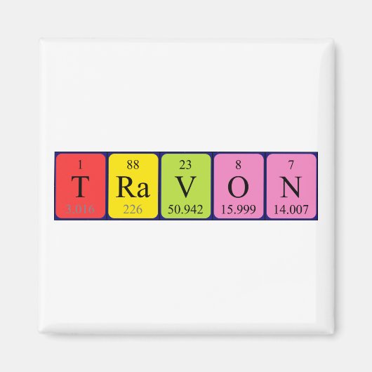 Travon Periodenmagnet Magnet (Vorne)