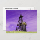 Travona Schachtturm - Butte Montana Postkarte (Vorne/Hinten)