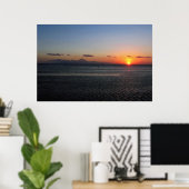 Trawangan Sunset Poster (Heimbüro)