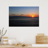 Trawangan Sunset Poster (Küche)