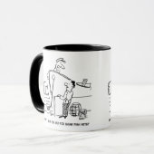 Trawler Ship Skipper mit Crew Mitglied. Funny Tasse (Vorderseite Links)