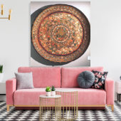 Tray aus dem Michoacan-Stamm Leinwanddruck (Insitu (Wohnzimmer))