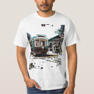 TRC Neon streetcar am Stn Men's Value T - Shirt