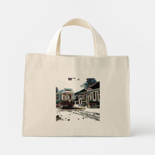 TRC Neon streetcar at stn Natural Tiny Tasche