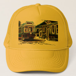 TRC Neon streetcar at stone Yellow Trucker Hat Truckerkappe