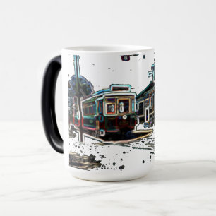 TRC Neon Streetcar bei der Stange Große Magische T Verwandlungstasse