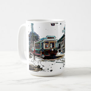 TRC Neon streetcar bei Stn Large Classic Tasse