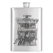 TRC Sketch Classic Flask Flachmann (Vorderseite)