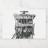 TRC Sketch Mini Champaign Flaschenetikett Set Schaumweinetikett (Einzelnes Label)