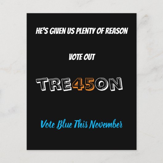 TRE45ON-Abstimmung Flyer (Vorne)