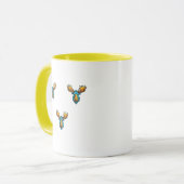 Tre älgar på en mugg tasse (Vorderseite Links)