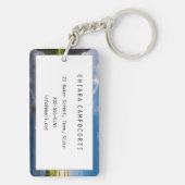 Tre Cime di Lavaredo/Drei Zinnen Dolomite mountain Schlüsselanhänger (Rückseite)