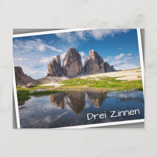 Tre Cime di Lavaredo/Drei Zinnen Dolomitenberg Postkarte