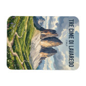 Tre Cime di Lavaredo Italien Magnet (Horizontal)