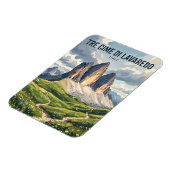 Tre Cime di Lavaredo Italien Magnet (Linke Seite)