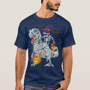 tre dinosaur Skeleton Riding Mummy Dinosaurier T-Shirt