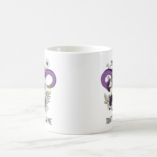Tread an mir Uterus Kaffeetasse (Mittel)
