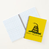 Tread auf Me-Notebook Notizblock (Innenseite)