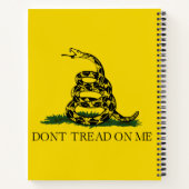 Tread auf Me-Notebook Notizblock (Rückseite)