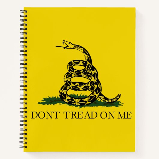 Tread auf Me-Notebook Notizblock (Vorderseite)