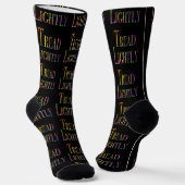 Tread Lightly Black Herren Crew  Socken (Gewinkelt)