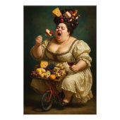 "Tread Lightly, Eat Heavily" Surreal Art Work Fotodruck (Vorne)