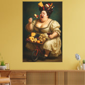 "Tread Lightly, Eat Heavily" Surreal Art Work Leinwanddruck (Insitu (Wohnzimmer))