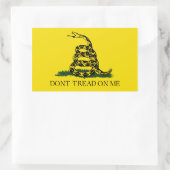 Tread on Me Aufkleber (Tasche)