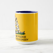 'Tread on me Bitte liebe Super Rich Daddy' Tasse (Zentrum)