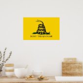 Tread on me - Gadsden Flag Poster (Küche)