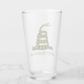 Tread on Me Glass Tumbler (Rückseite)