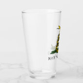 Tread on Me Glass Tumbler (Rechts)