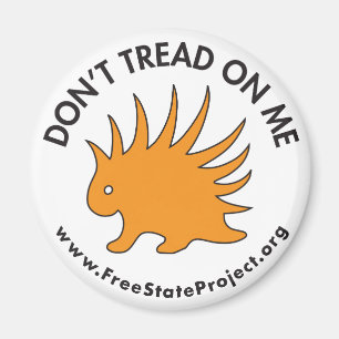 Tread on Me Magnet