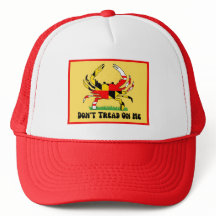 Tread on Me - MD Flag Crab - Trucker Hat