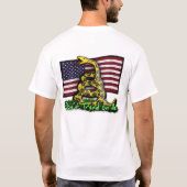 Tread on Me Snake and Flag T-Shirt (Rückseite)