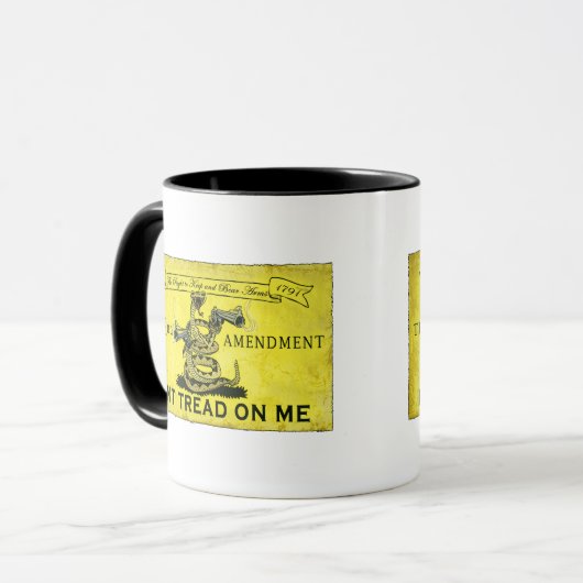 Tread on Me Tasse (Vorderseite Links)