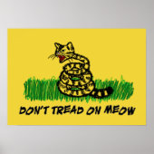 Tread on Meow nicht Poster (Vorne)