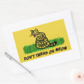 Tread on Meow nicht Rechteckiger Aufkleber (Umschlag)