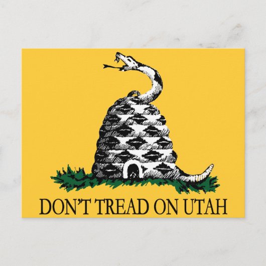 Tread on Utah Postkarte (Vorderseite)