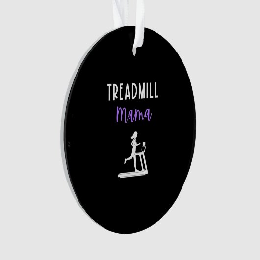 Treadmill Mama Runner Mama Runner Workout Zuhause  Ornament (Vorderseite)