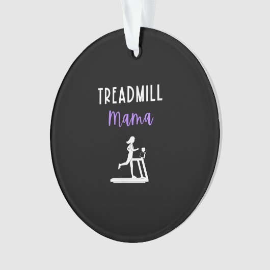 Treadmill Mama Runner Mama Runner Workout Zuhause  Ornament (Vorderseite)