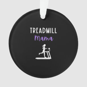 Treadmill Mama Runner Mama Runner Workout Zuhause Ornament