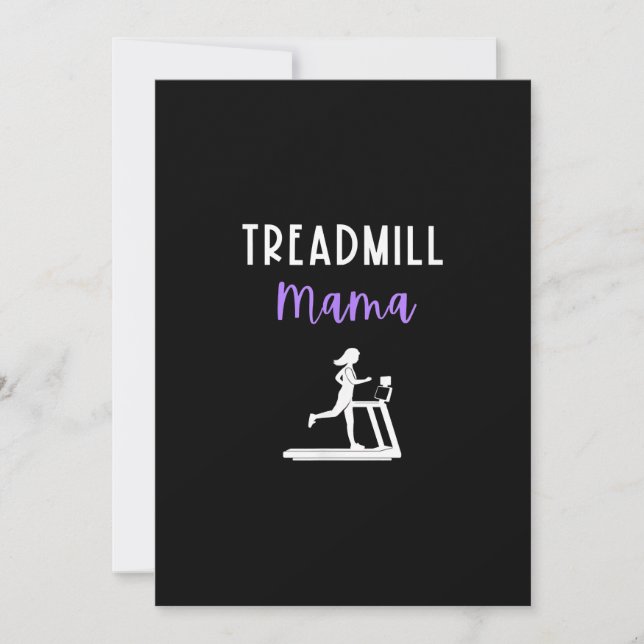 Treadmill Mama Runner Mama Running Workout Zuhause (Vorderseite)