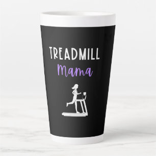 Treadmill Mama Runner Mama Running Workout Zuhause Milchtasse
