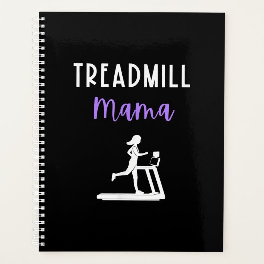 Treadmill Mama Runner Mama Running Workout Zuhause Planer (Vorderseite)